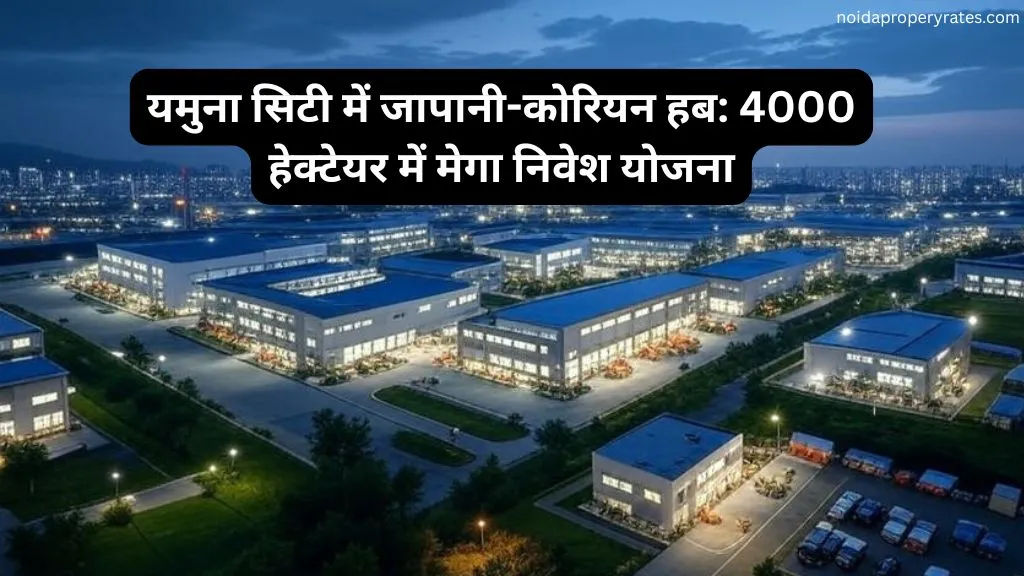 यमुना सिटी में जापानी-कोरियन हब: 4000 हेक्टेयर में मेगा निवेश योजना
